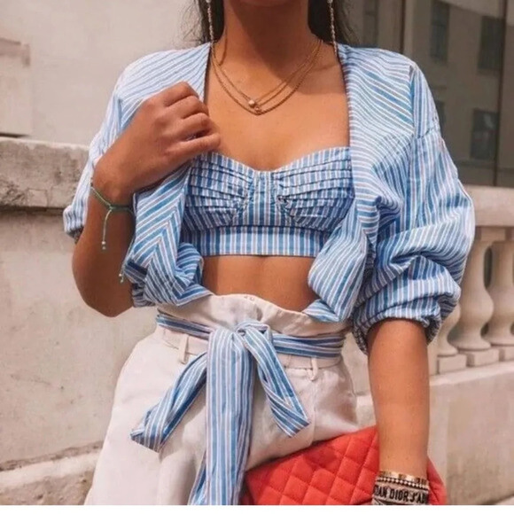 Zara Bra Crop Top - Picture 1 of 5